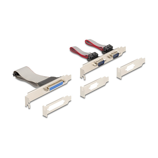 DELOCK Mini PCIe I/O kartica 95277 (1x Paralelni, 2x Serijski RS-232)-2