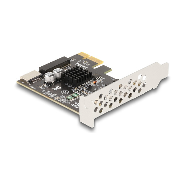 DELOCK PCI Express x1 kartica za proširenje USB 3.2 Gen 1 (Type-E + 19-pin), Low Profile-2