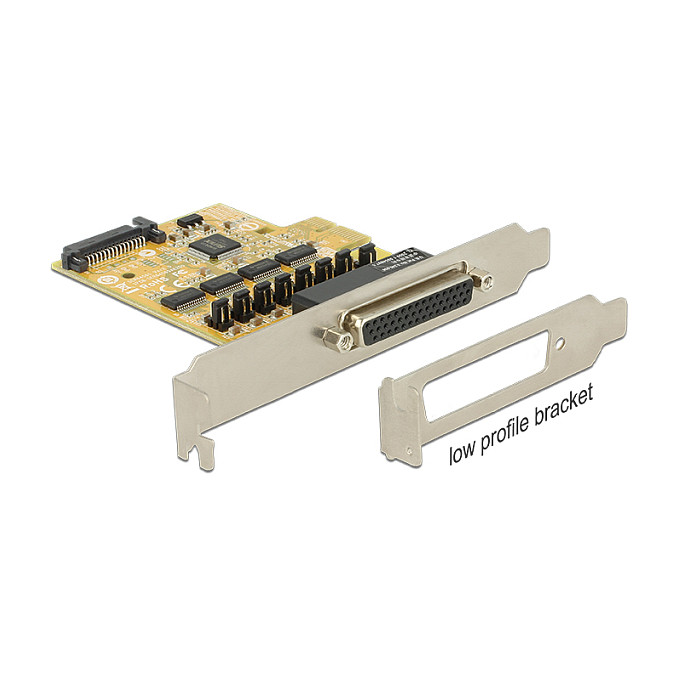 DELOCK PCI Express kartica 4 x Serijski RS-232, 89447