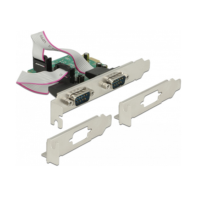 DELOCK PCI Express kartica 2 x Serijski RS-232 port, 89641