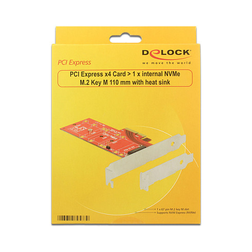Adapter DELOCK PCI Express x4 na M.2 NVMe SSD s hladnjakom (Low Profile)-4
