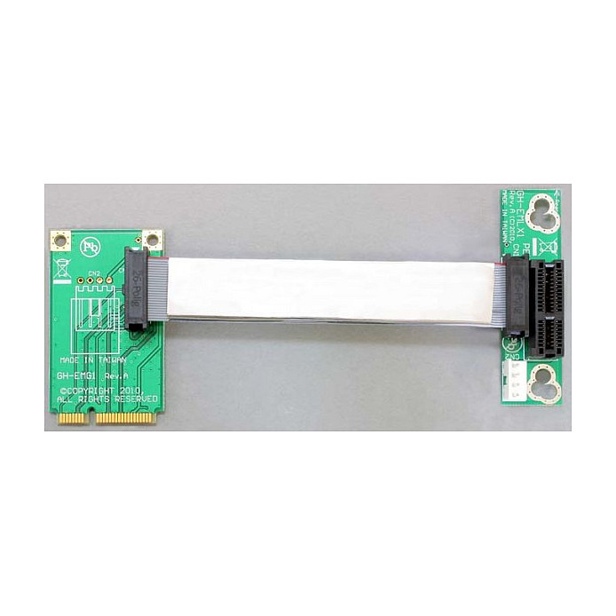 Riser kartica DELOCK Mini PCI Express na PCI Express x1 (lijevo usmjerena)-1