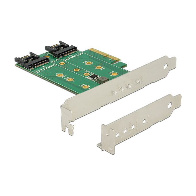 DELOCK PCI Express x16 kartica za 3x M.2 NVMe SSD (Low Profile)