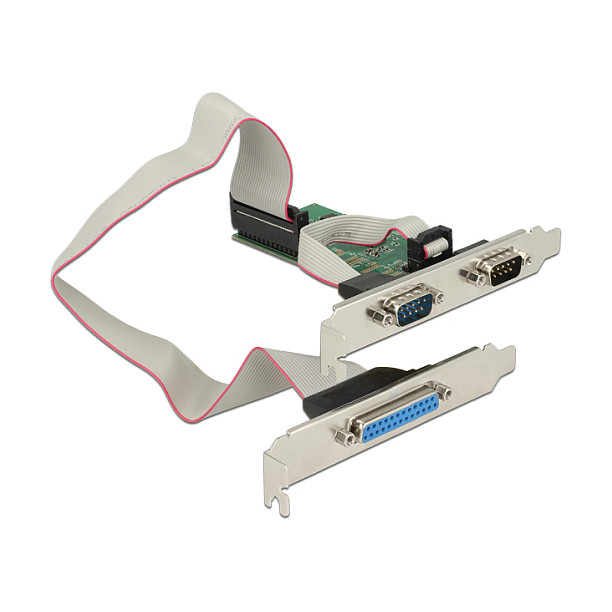 DELOCK PCIe x1 kartica 2x Serijski RS-232 + 1x Paralelni port, 89556
