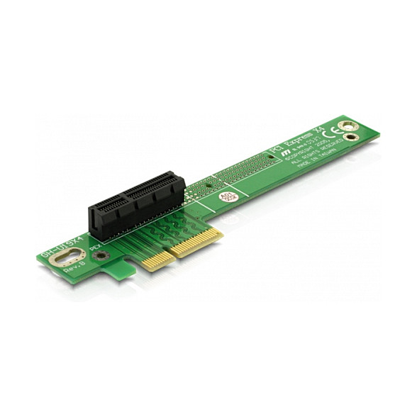 DELOCK Riser kartica PCI Express x4 na x4, 90° lijevo zakrivljena
