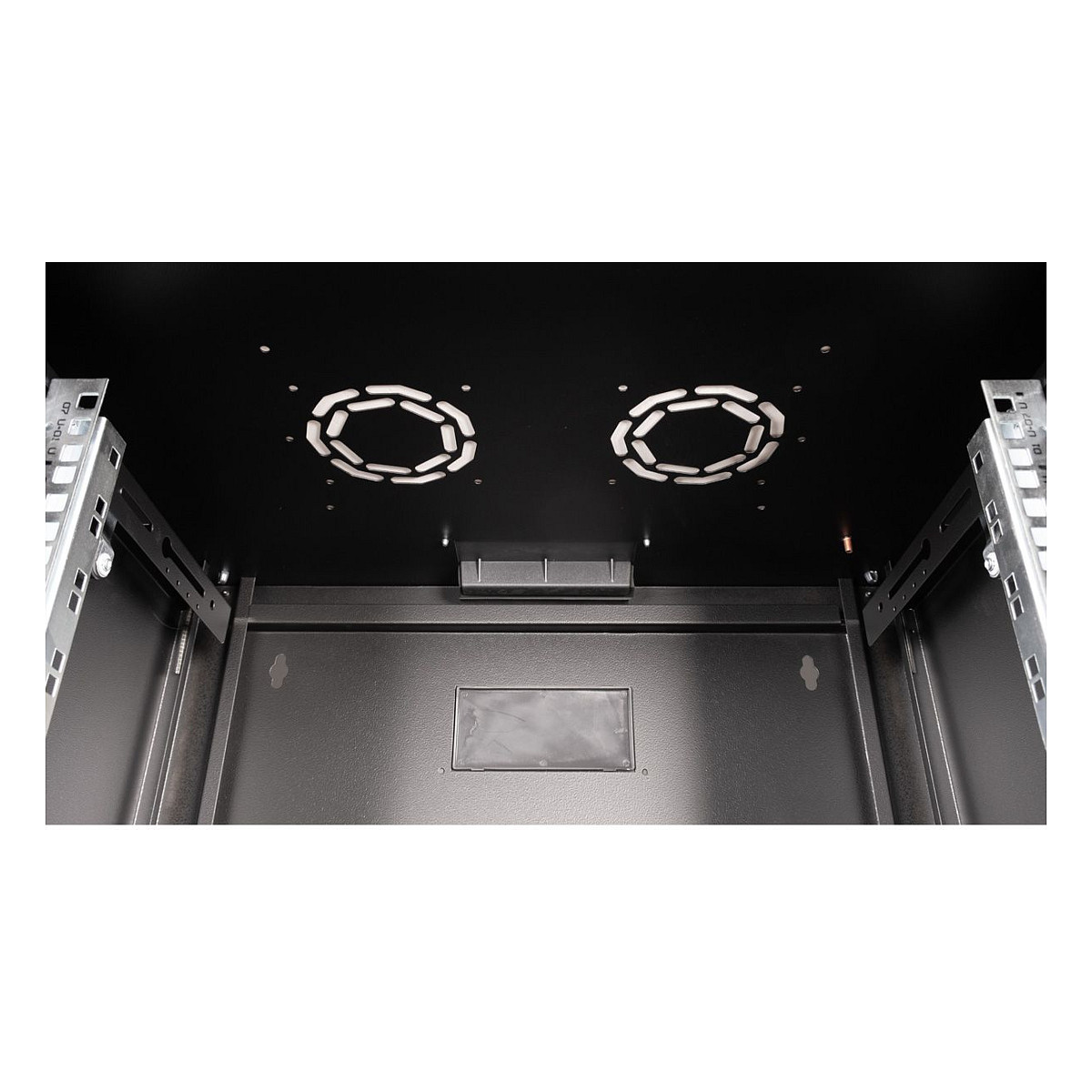Zidni mrežni ormar ROLINE Pro 19" 7U (600x450 mm), crna boja-2
