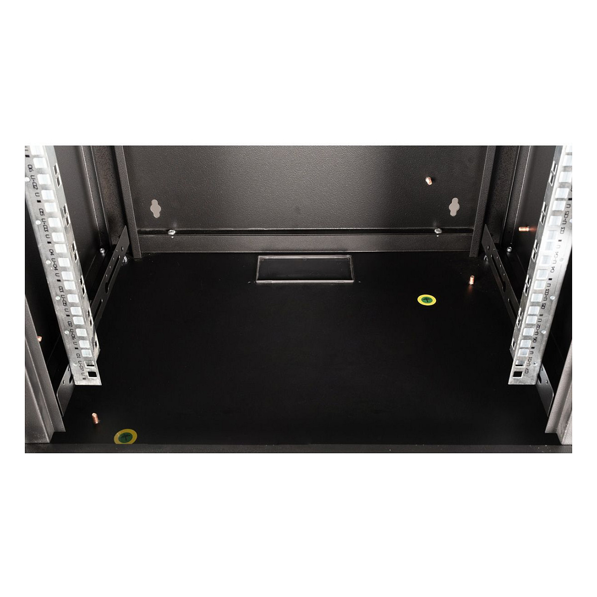 Zidni mrežni ormar ROLINE Pro 19" 7U (600x450 mm), crna boja-3
