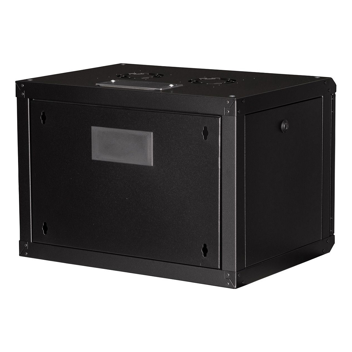 Zidni mrežni ormar ROLINE Pro 19" 7U (600x450 mm), crna boja-5