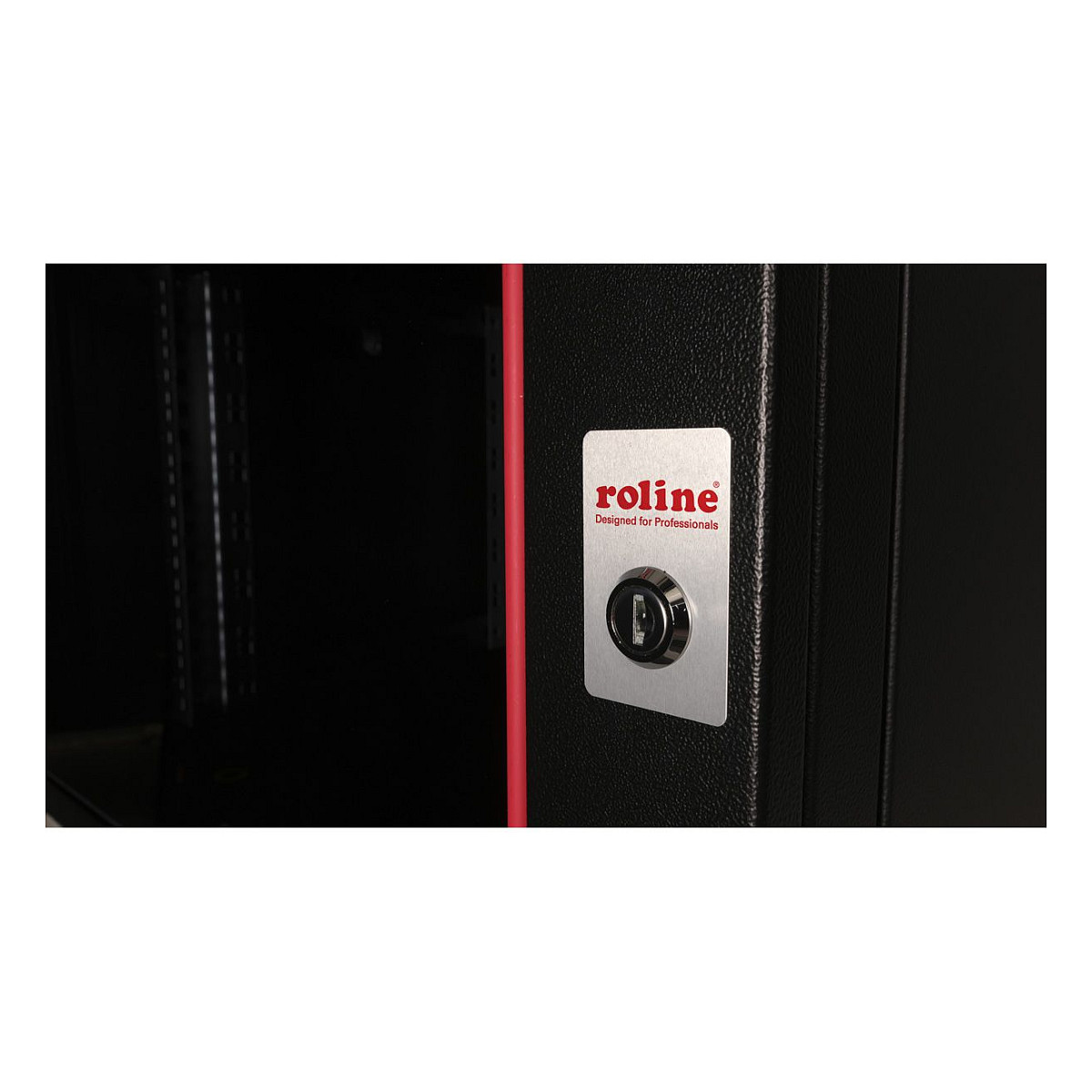 Zidni mrežni ormar ROLINE Pro 19" 7U (600x450 mm), crna boja-6