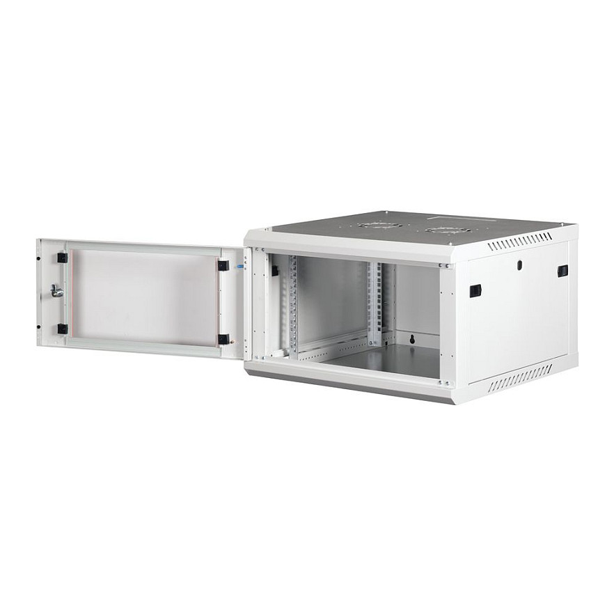 ROLINE 19-Zoll Wandgehuse Basic Plus 6HE, 600x600 BxT grau-1