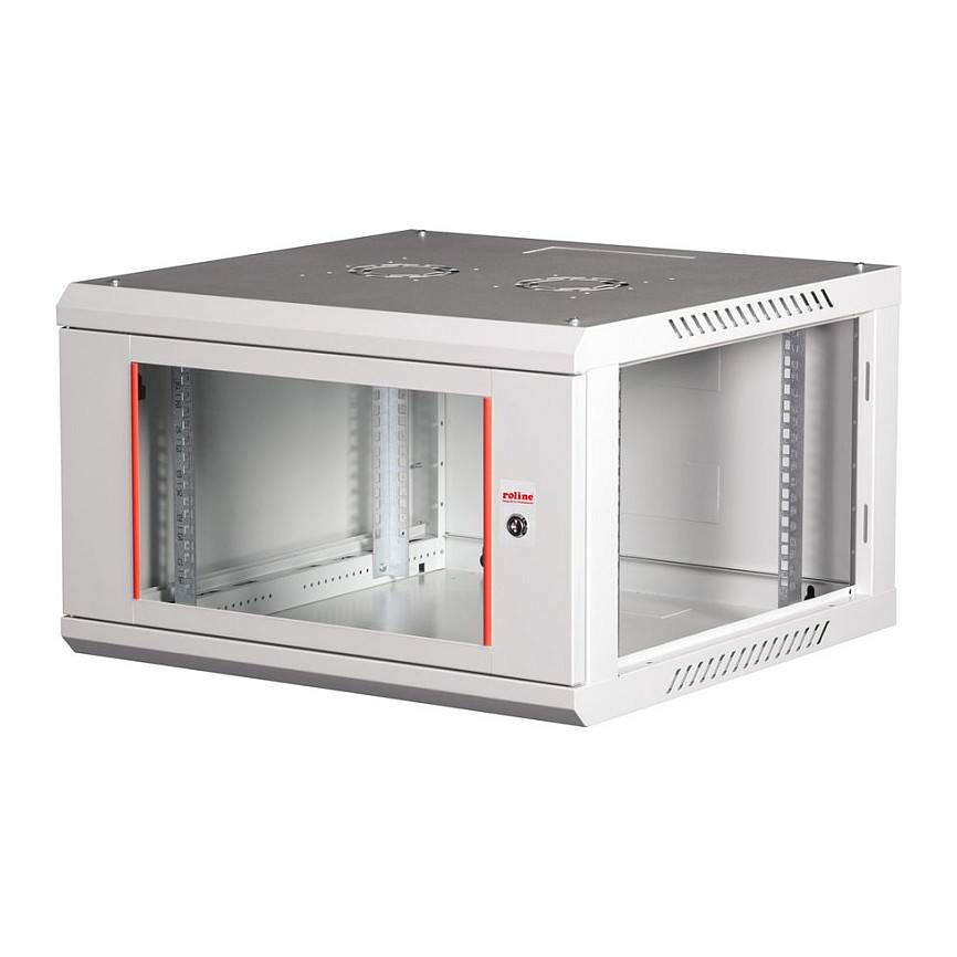 ROLINE 19-Zoll Wandgehuse Basic Plus 6HE, 600x600 BxT grau-2