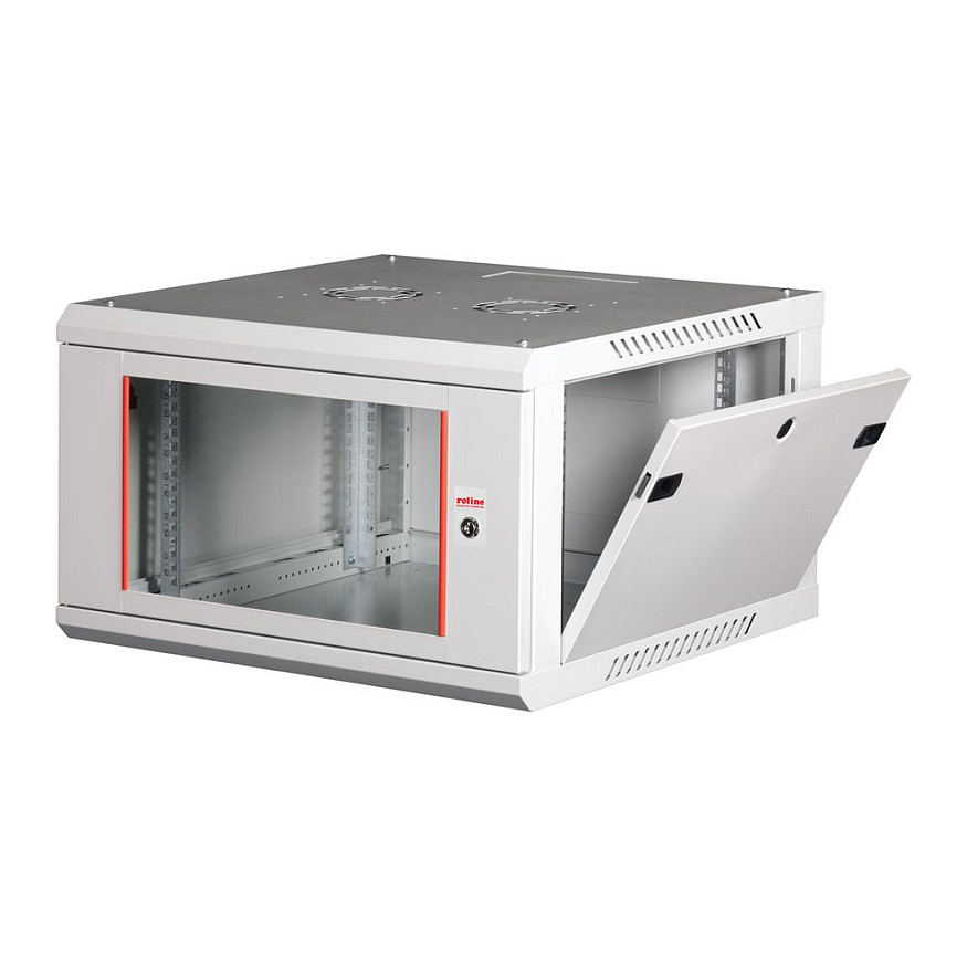 ROLINE 19-Zoll Wandgehuse Basic Plus 6HE, 600x600 BxT grau-4