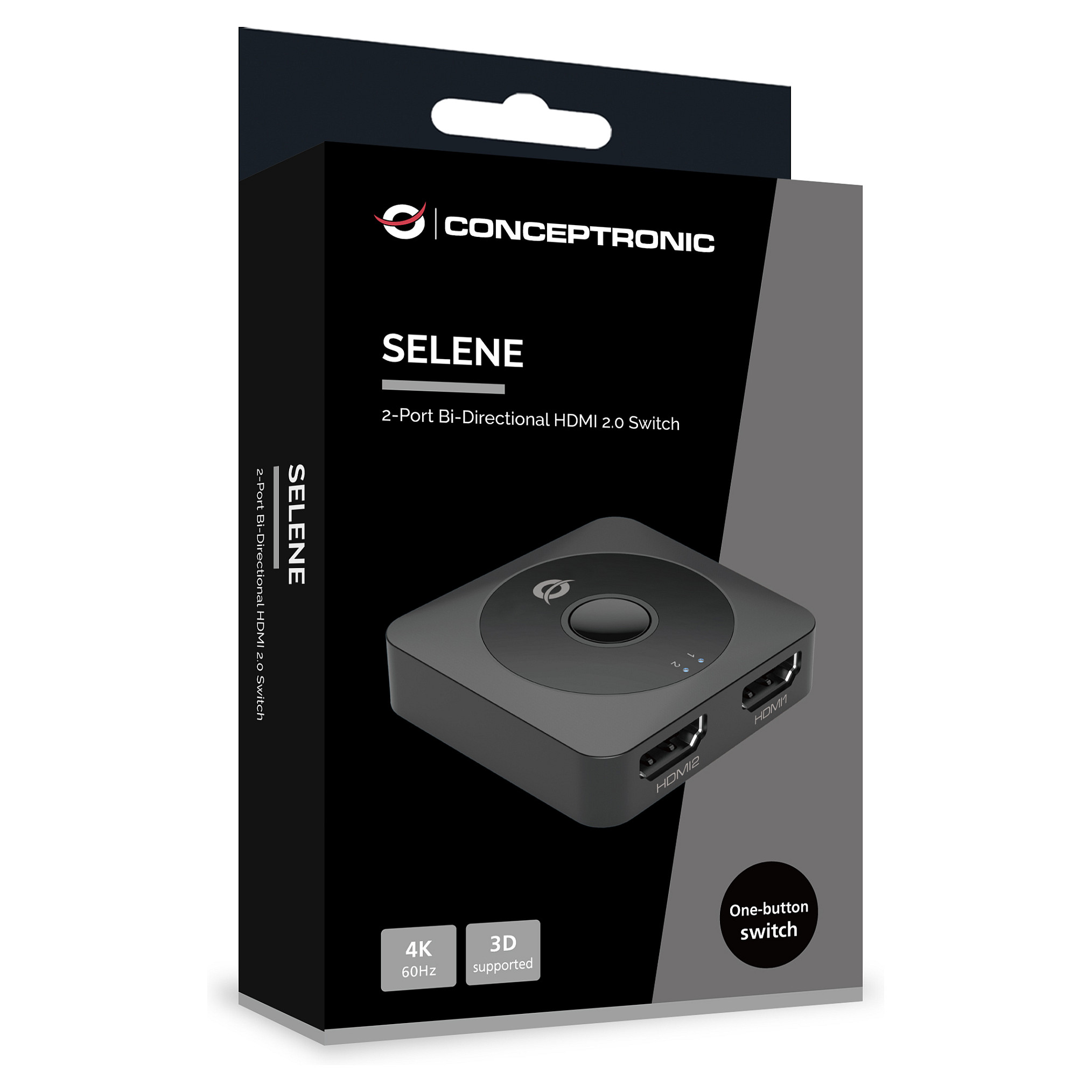 HDMI preklopnik CONCEPTRONIC ABBY02B dvosmjerni 4K 60Hz-4