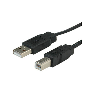 Kabel ROLINE USB 2.0 A na B, plosnati, 0.8m-1