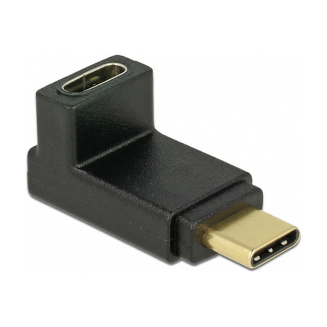 Delock USB 3.1 Gen 2 Type-C (M) na Type-C (Ž) kutni adapter, gore/dolje-0