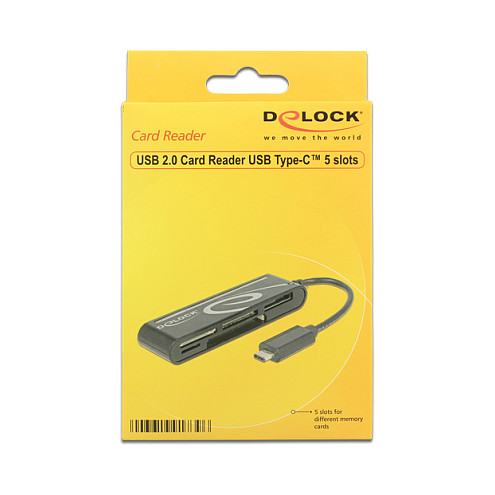Čitač kartica DELOCK USB-C 5-u-1 (91739)-1