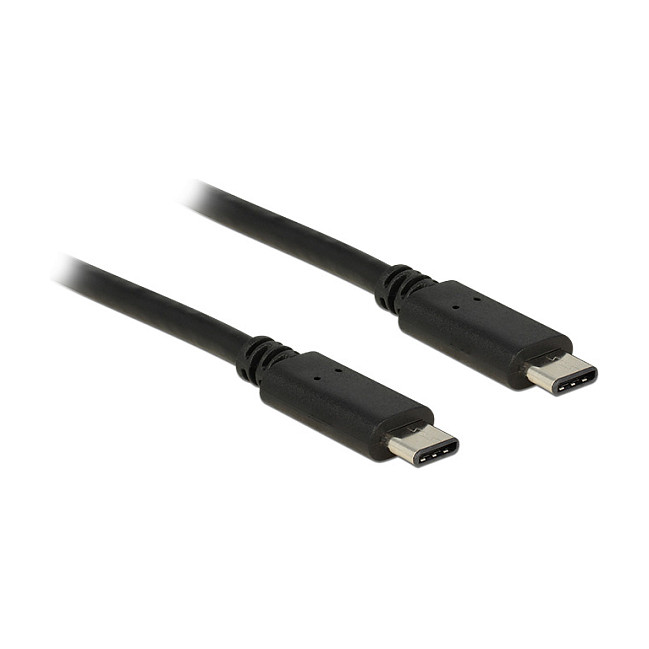 Kabel DELOCK USB-C na USB-C 3.1 Gen 1 (5 Gbps, 3A) 0.5m crni-0