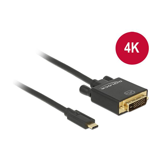 Kabel DELOCK USB-C na DVI (4K 30Hz, 3m)-1