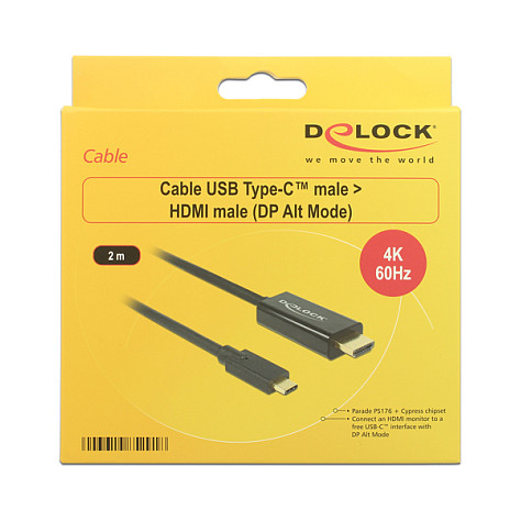 Kabel DELOCK 85291 USB-C na HDMI 2 metra (4K 60Hz)-1