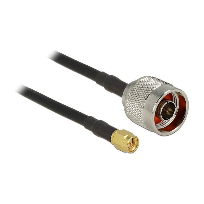 Antenski kabel DELOCK N (muški) na SMA (muški), 10m (CFD200 Low Loss)-0