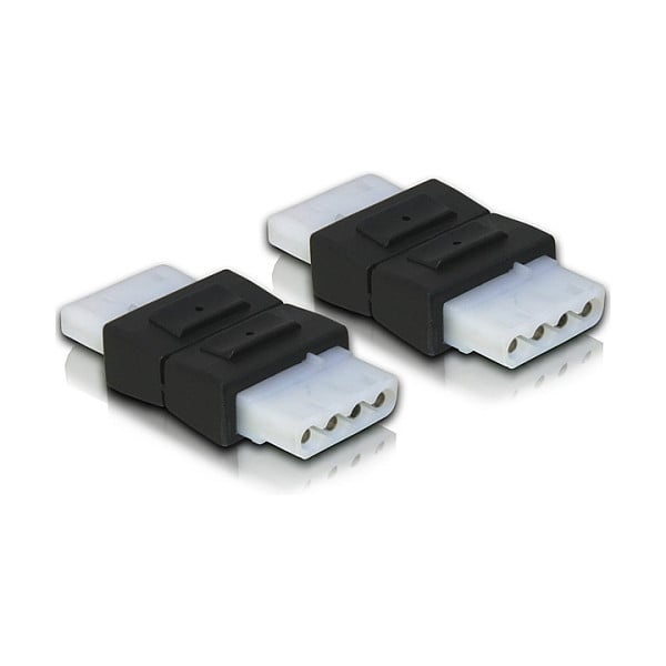 Kabel za napajanje DELOCK SATA 15-pin na 2x Molex 4-pin, 15 cm