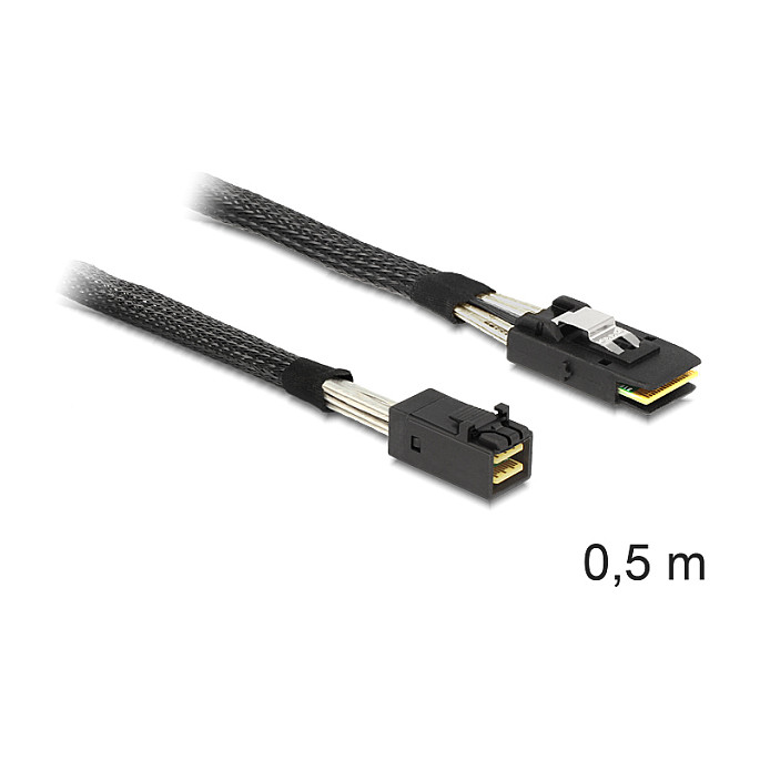 Kabel DELOCK Mini SAS HD SFF-8643 na Mini SAS SFF-8087, 0.5m