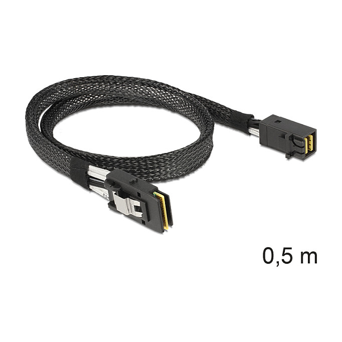 Kabel DELOCK Mini SAS HD SFF-8643 na Mini SAS SFF-8087, 0.5m-1