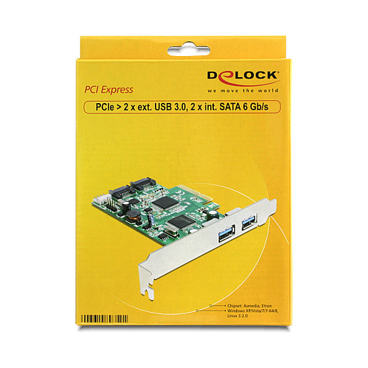 PCI Express kartica DELOCK 2 x USB 3.0 (89359)-1