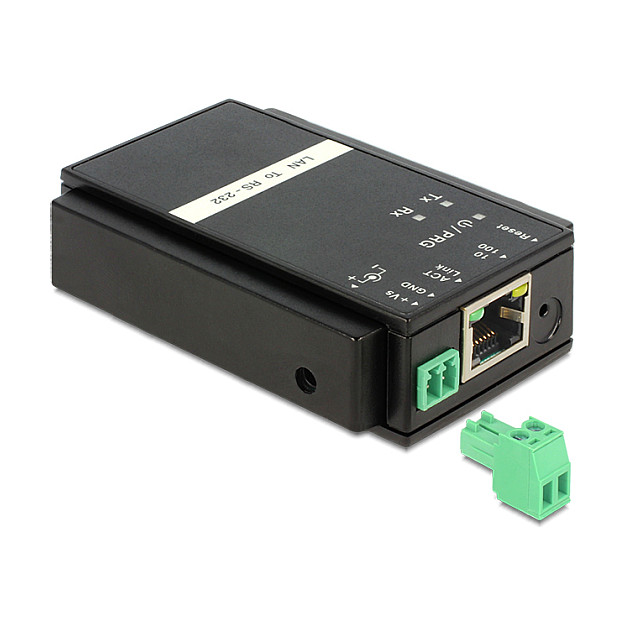 Konverter DELOCK Ethernet LAN na serijski RS-232, 62504-2