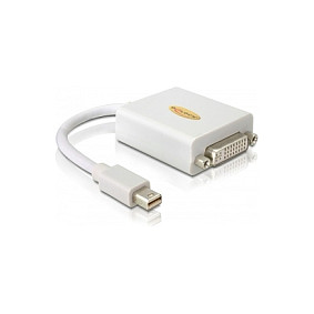 Adapter DELOCK Mini DisplayPort na DVI-I (24+5) bijela boja