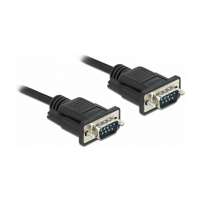 Delock RS-232 serijski kabel D-Sub9 M/M, 1m, usko kućište-0