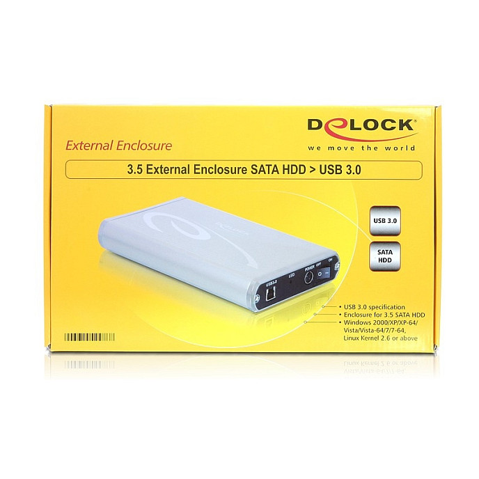 Vanjsko kućište DELOCK za 3.5" SATA HDD na USB 3.0-1