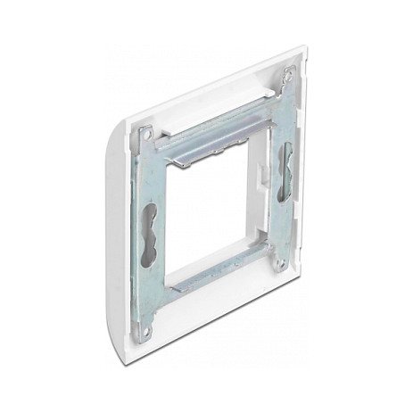 Nosač modula DELOCK Easy 45 s okvirom (80 x 80 mm) bijela boja-1