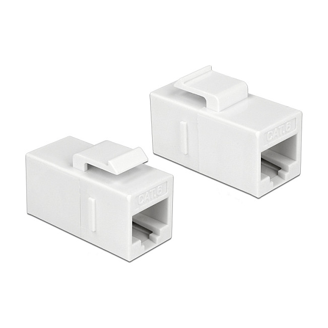 Delock Keystone Modul RJ45 Spojnica Cat.6 UTP, bijeli