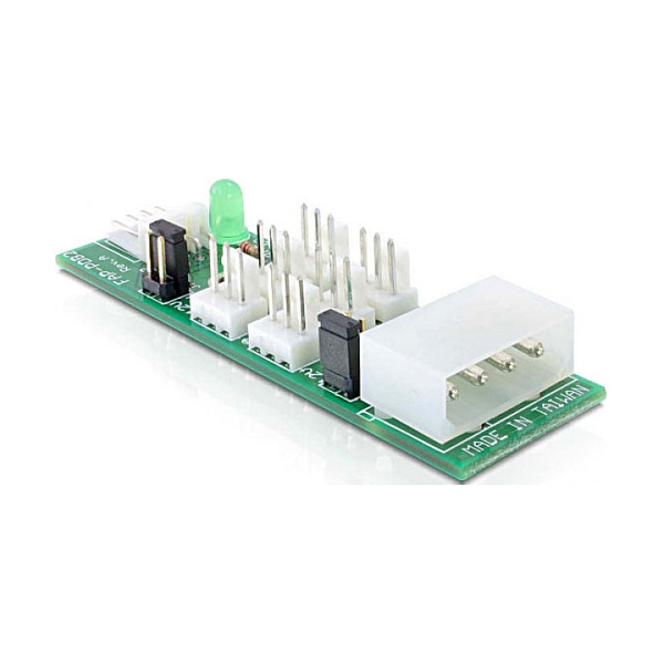 Razdjelna pločica DELOCK za 6 ventilatora (5V / 12V)-0