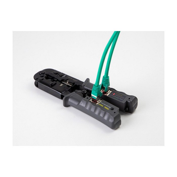 Alat za krimpanje DELOCK s mrežnim testerom za RJ45/RJ12/RJ11/RJ10-6