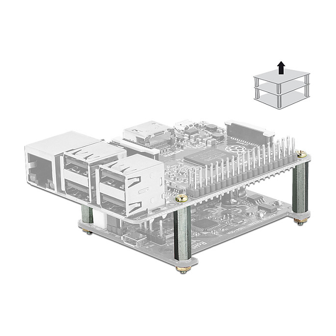 DELOCK set za montažu za Raspberry Pi - 18211-1