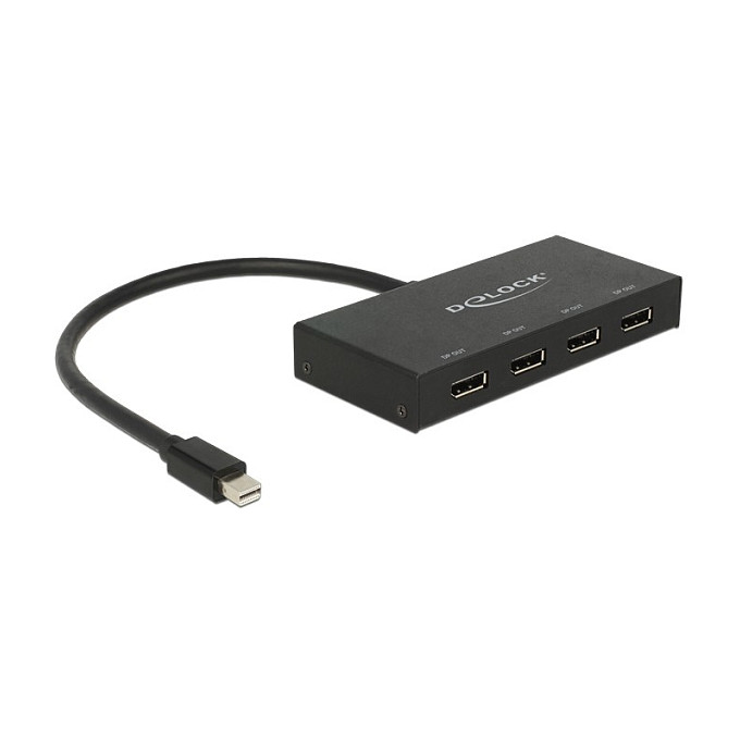 DELOCK DisplayPort 1.2 Splitter 1x mini DP na 4x DP 4K