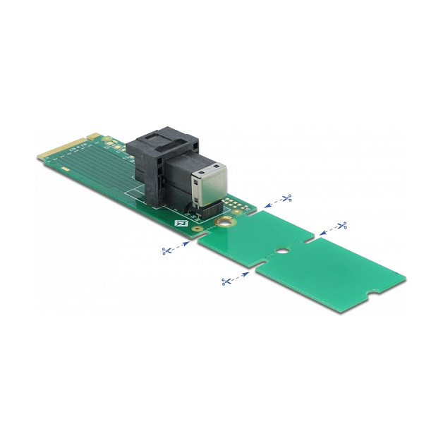 Delock Adapter M.2 Key M na SFF-8643 NVMe-1