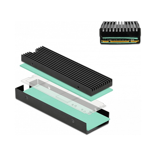 KÃ¼hlkÃ¶rper fÃ¼r M.2 SSD 2280 schwarz-1