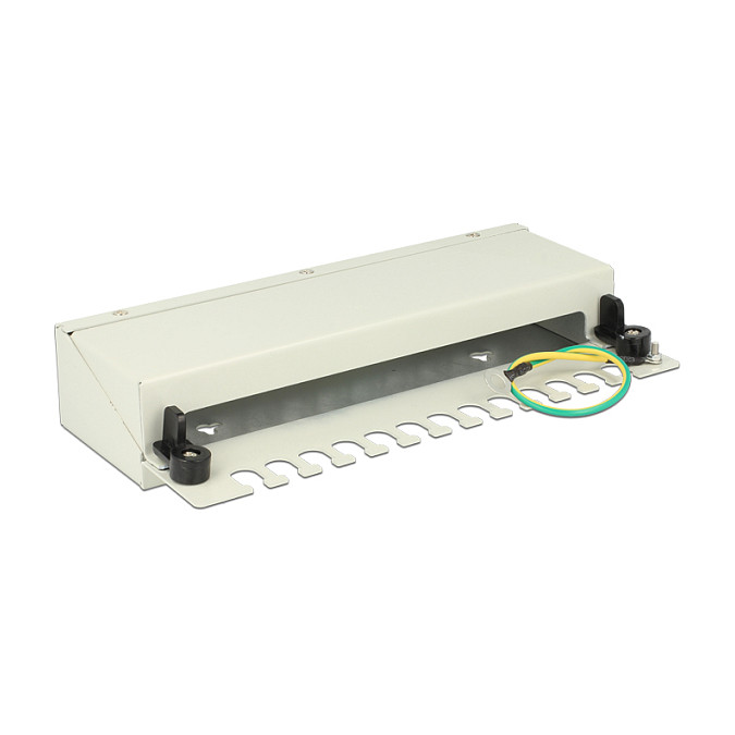 Delock Stolni Keystone Patch Panel, 12 Portova, Sivi-2