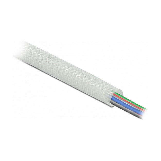 Zaštitni pleteni bužir DELOCK 10 m x 10 mm bijela boja (18936)-0