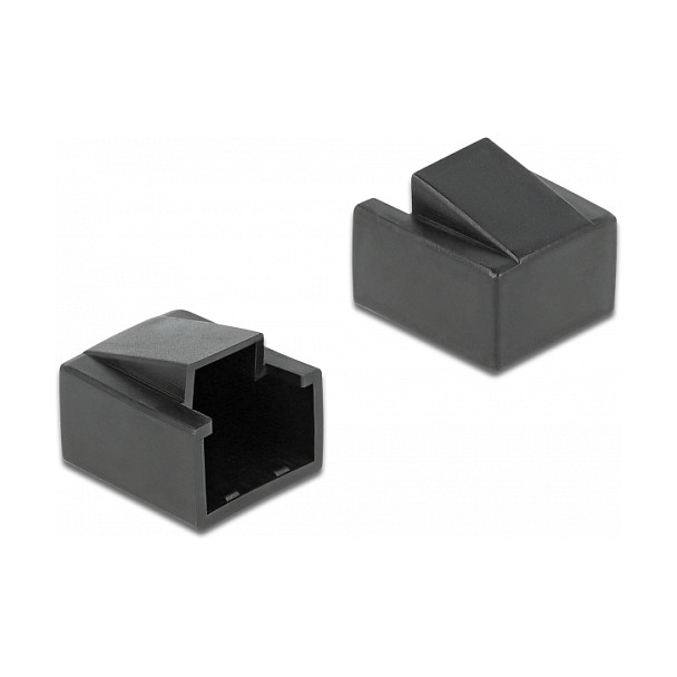 DELOCK zaštitni poklopci za RJ45 konektor, 10 komada, prozirna boja-1