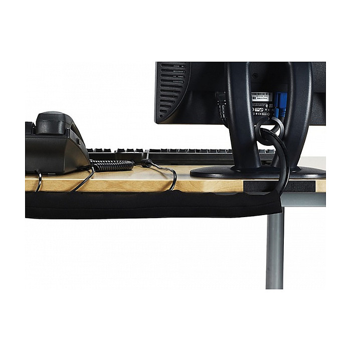 Organizator kabela DELOCK pleteni bužir s čičkom (10 m x 30 mm) crna boja-2