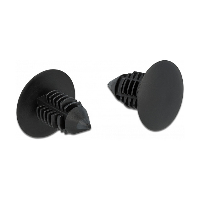 DELOCK Tannenbaum spojnice za kabele Ø 8.0 mm crna boja (10 komada)-1