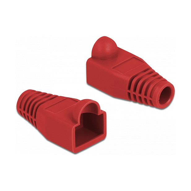 Zaštitne kapice DELOCK za RJ45 konektor (crvena boja, 20 kom) - 86725-1