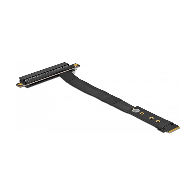 Delock M.2 Key M na PCIe x16 NVMe adapter s 20 cm kabelom