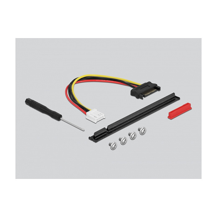 Delock M.2 Key M na PCIe x16 NVMe adapter s 20 cm kabelom-2