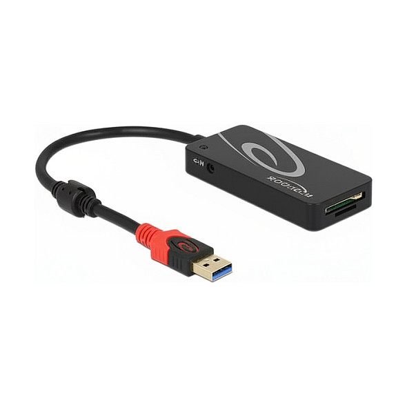 USB Hub DELOCK 3-portni s čitačem kartica (USB 3.1 Gen 1)