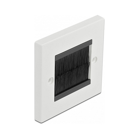 Zidna uvodnica za kabele DELOCK 66491 (86 x 86 mm, bijela)-0